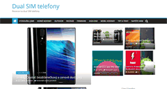 Desktop Screenshot of dualsimtelefony.cz