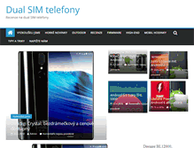 Tablet Screenshot of dualsimtelefony.cz